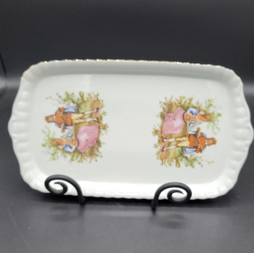 Vanity Tray Ceramic Chodziez  Made in  Poland